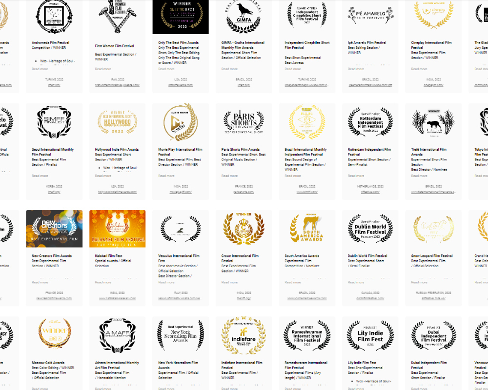 受賞歴一覧画像